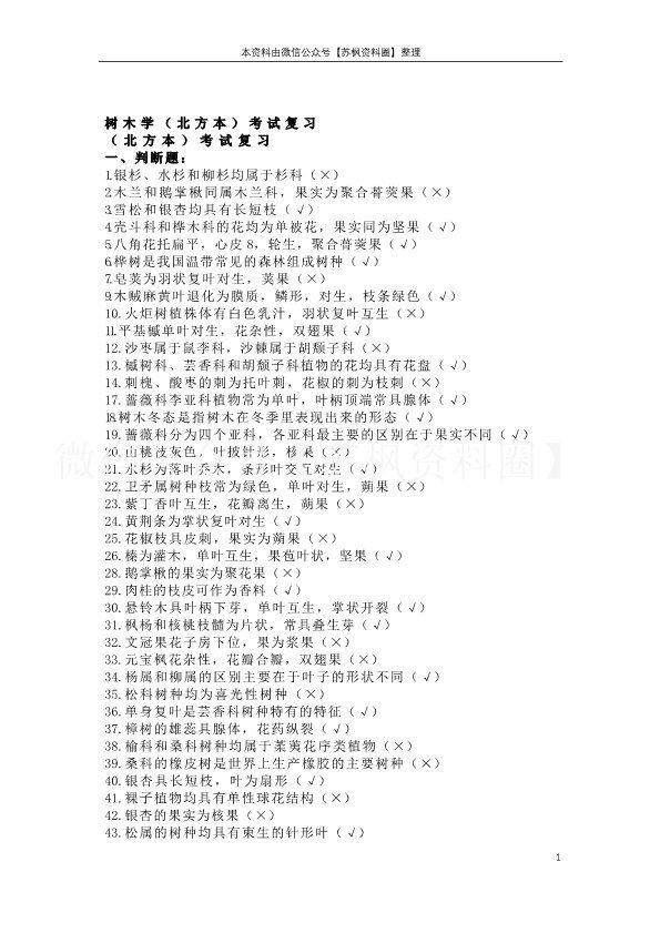 树木学